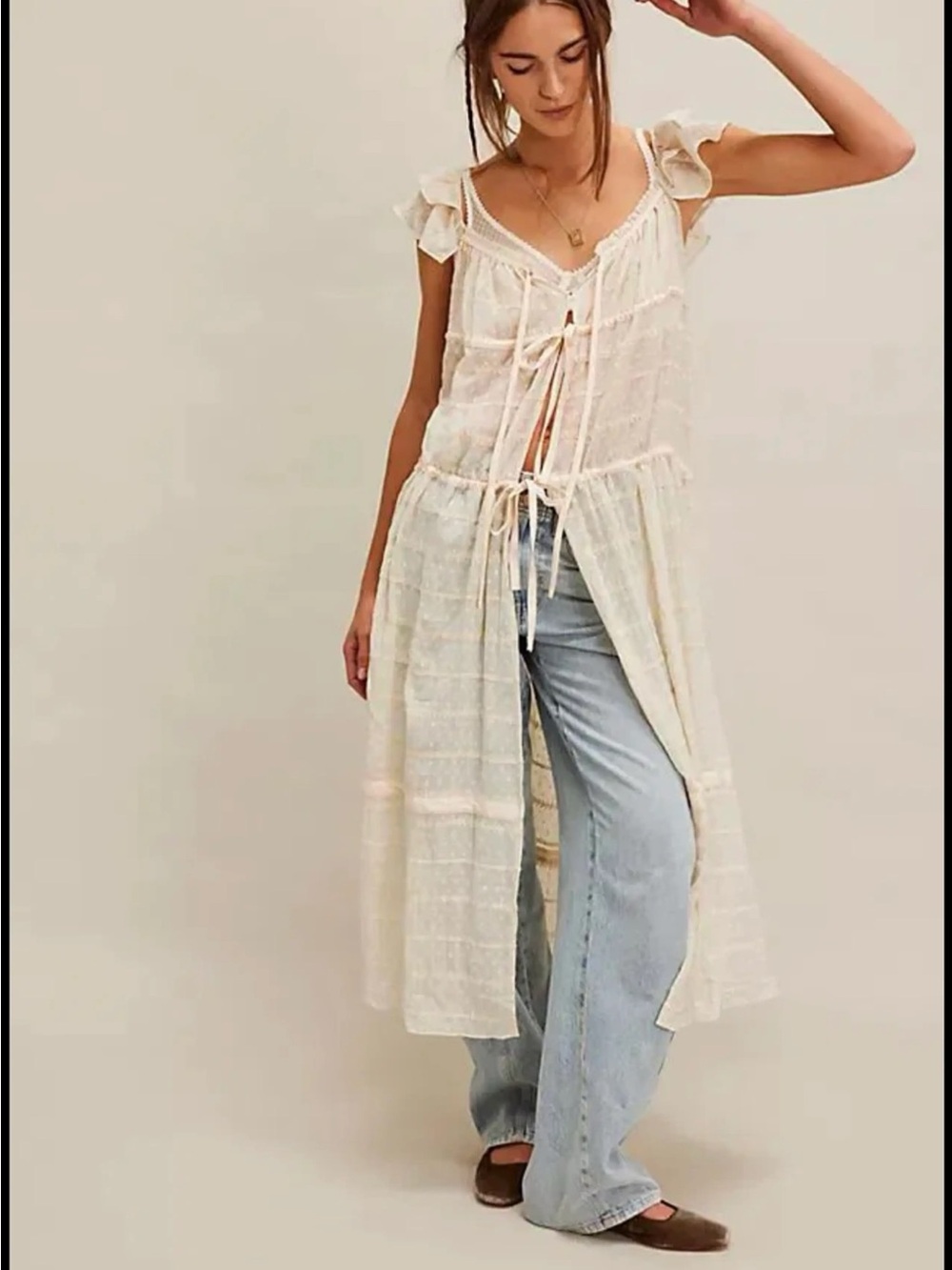 Free People Micah Maxi top